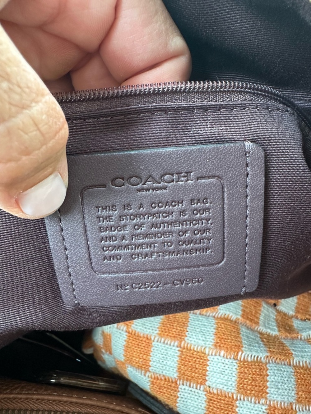 Coach Large Rowan Satchel. - Picture 6 of 6